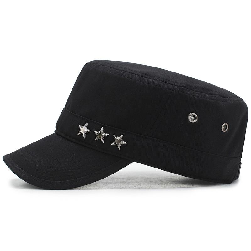 Pălărie șapcă de bărbați versiune coreeană val pălărie cu calotă plată primăvară și toamnă în aer liber șapcă de baseball pălărie militară pălărie de soare iarnă