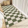 Modern Style Rugs For Bedroom Thicken Plush Living Room Decoration Plaid Carpet Fluffy Sofy Bedside Floor Mat Study Washable Rug