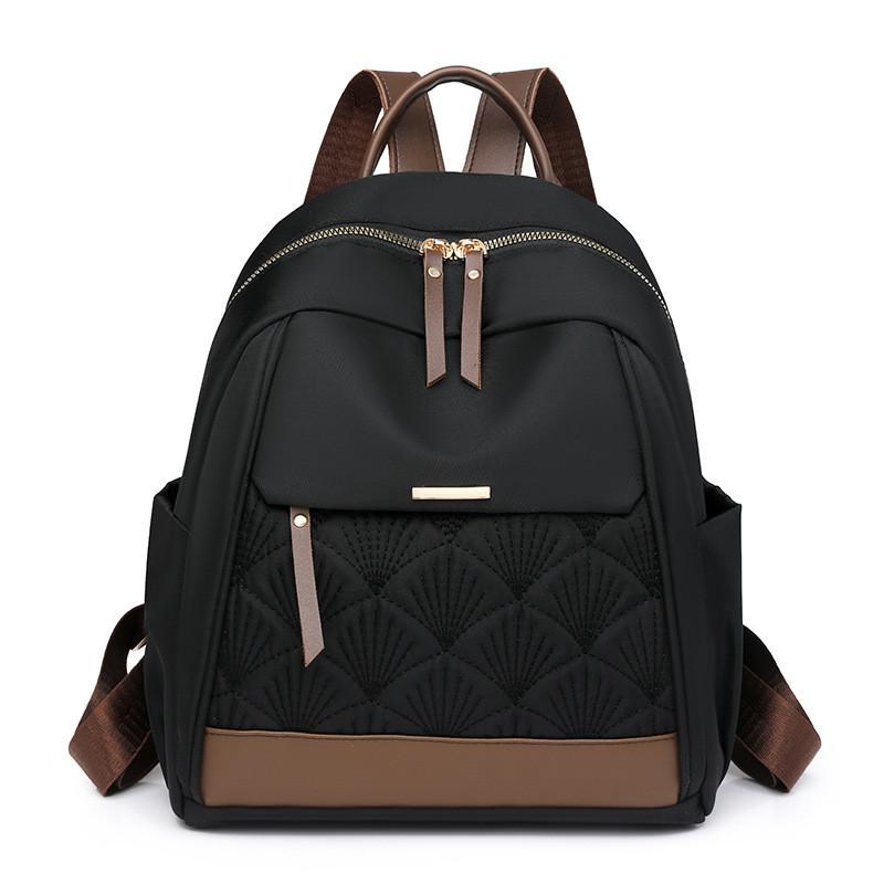 IELGY Backpack Ladies Korean Version All-Match Large-Capacity Water-Repellent Travel Backpack