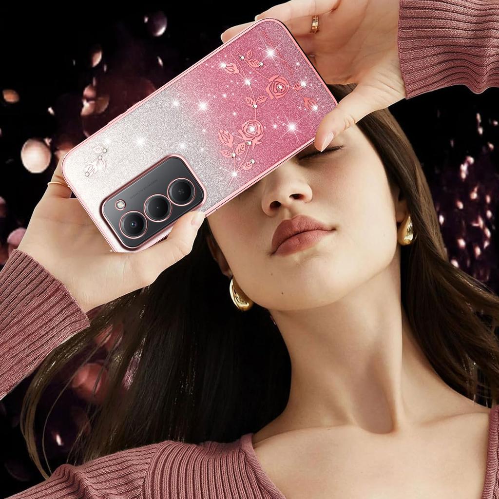 For Xiaomi Redmi 15 4G (EU) (171mm) Case Flower TPU Flexible Gradient Phone Cover