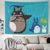 Hayao Miyazaki Totoro Taustariie Ins Rippuv Riie Anime Rippuv Maal Seinale Voodipeatsi Seinavaip Tuba Ühiselamu Seinakate
