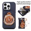 High Quality Faux Leather Wallet Phone Case for IPhone16 15 14 13 12 11 7 8 Series with Card Case and Decompression Swivel Stand