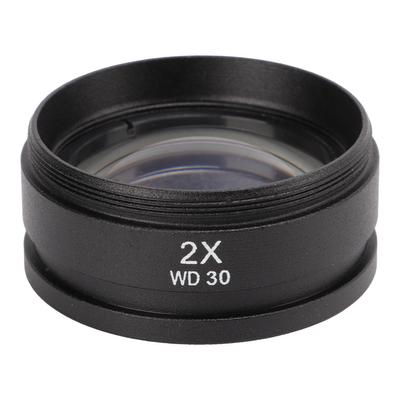 Auxiliary Objective Lens for Zoom Stereo Microscope Threaded 48mm for Trinocular Microscope2X