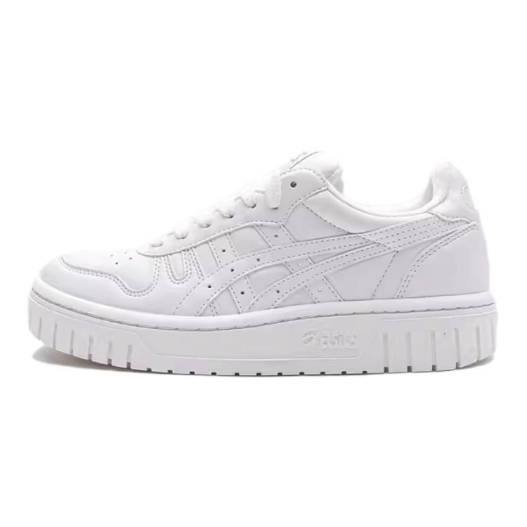 Asics Court Mz Classic Retro Low Top Kids Skate Shoes Kids Skate Shoes White 1204A126-101