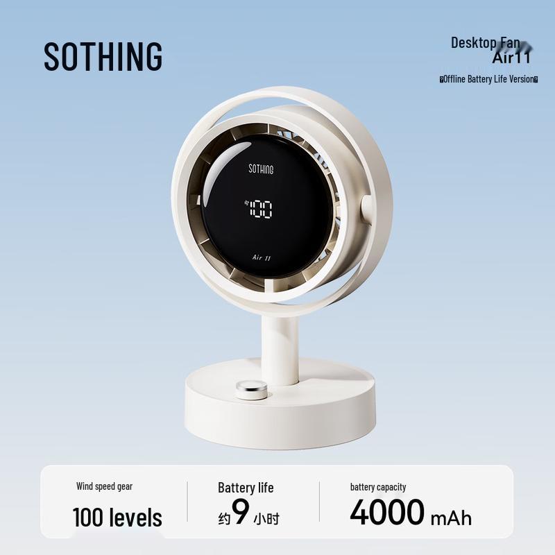 SOTHING Quiet Portable Desktop Fan