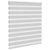 Double Roller Blind Light Gray 125x150 cm Fabric Width 120.9 cm Polyester