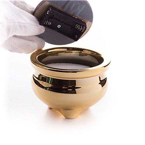 Buddhist LED Electronic Incense Stick Sunyasuragi Lying Incense Type (brown/2.5 Size)