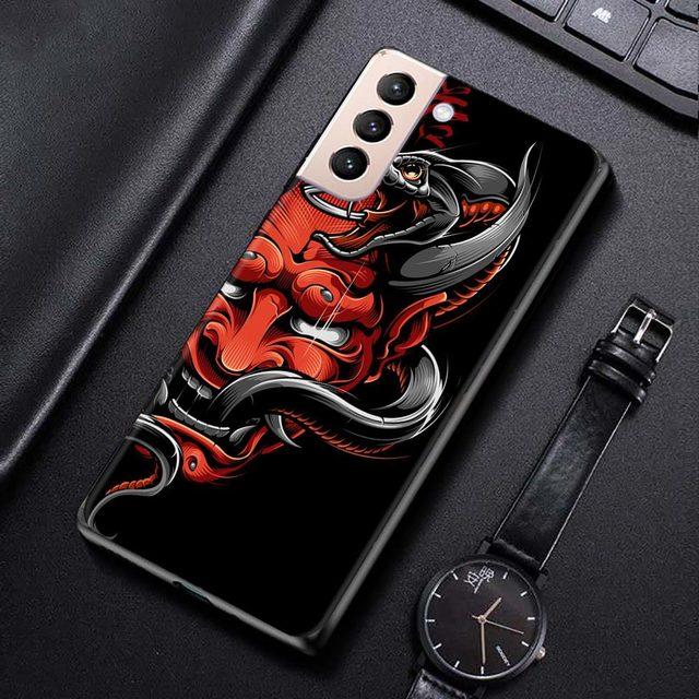 Terror Ghost Head Silikonhülle für Samsung Galaxy S22 S21 S20 Ultra Fe S10 S9 S8 Plus 4g 5g S10e S7 Edge Cover