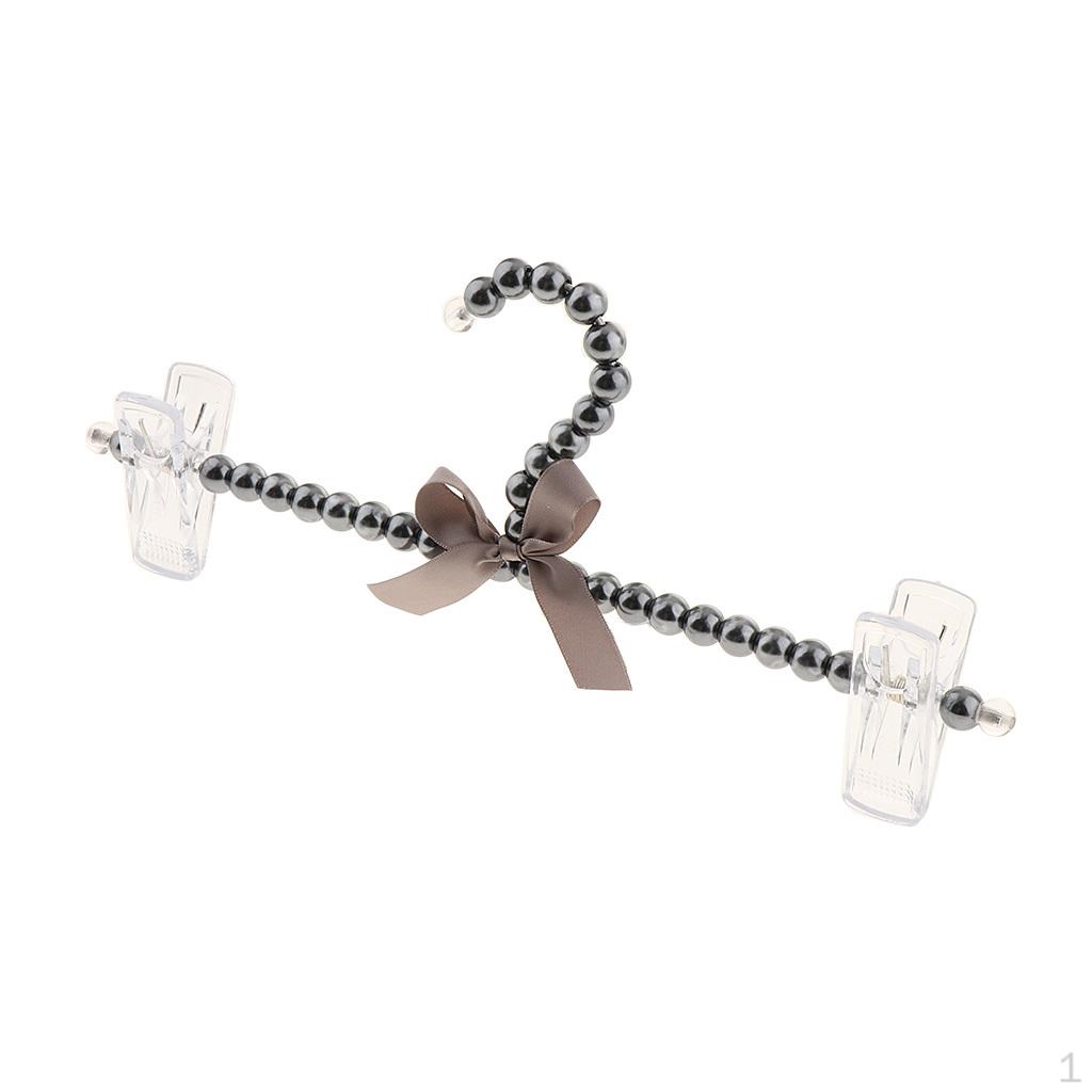 30cm Pearl Bowknot Hangers Adult Clothes Coat Fashion