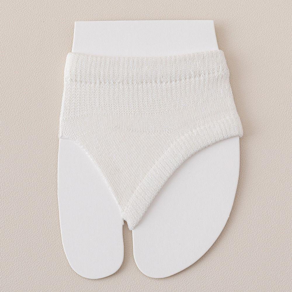Solid Color High Heels Forefoot Pad Socks Cotton Flip-flop Toe Socks New Boat Socks