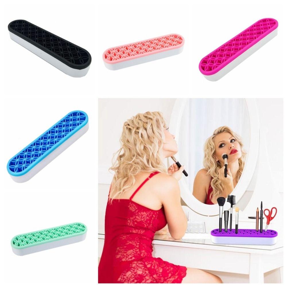 

Стойка для швейных инструментов своими руками, футляр для хранения ручек, подставка для хранения кистей для макияжа, художественные принадлежности чёрный