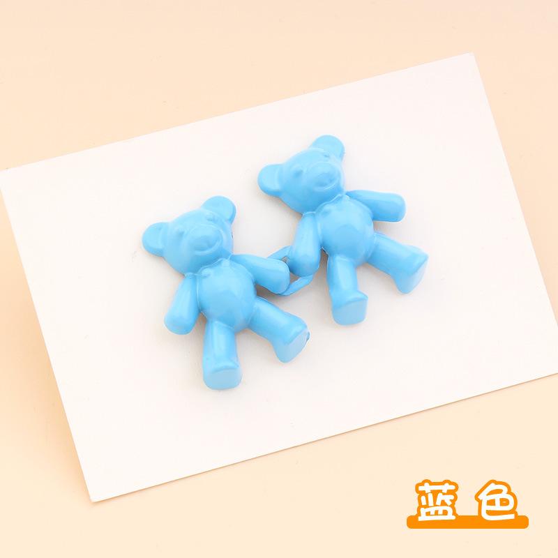 Adjustable Cute Bear Jeans Button Pins No Sew Detachable Waist Body Extender Clips for Loose Jean/skirt Fit Tighten Buckles