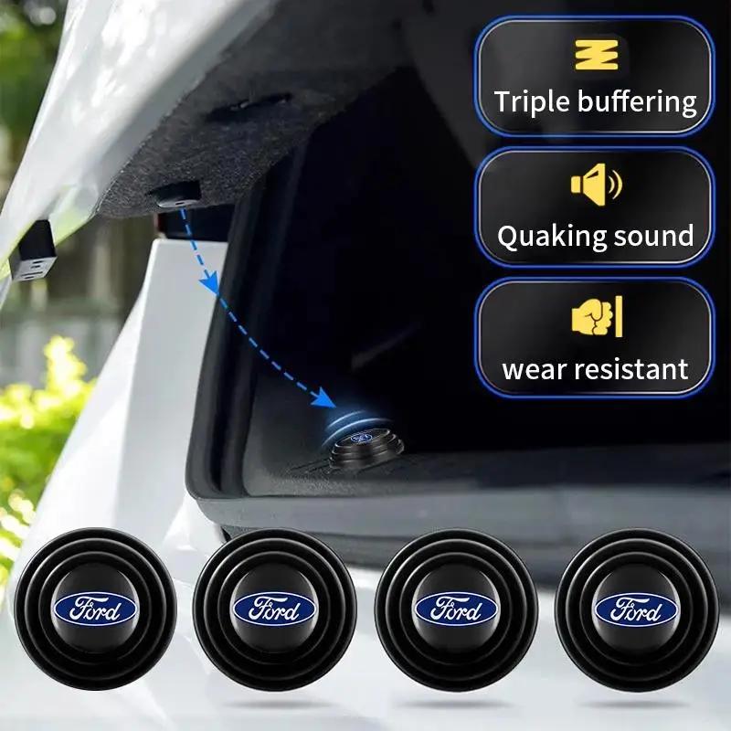 Silicone Car Door Shock Absorber Gasket Anti-collision Pad Stickers For Ford Focus Mk2 Mk3 Mk4 Fiesta Ranger Mondeo S-MAX Kuga