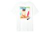Nike T Shirts Men's White Crew Neck Moderate Straight Fit FD6637-100