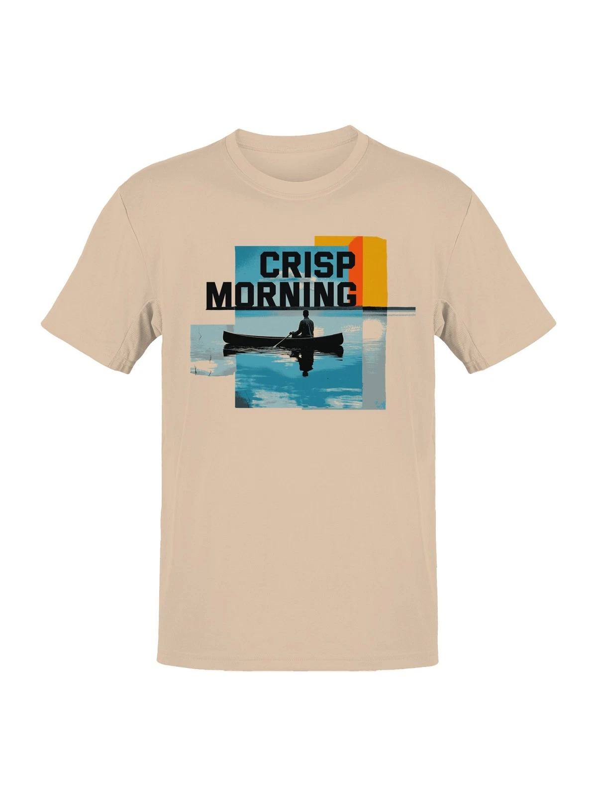 Crisp Morning Canoe Adventure Men s T-shirt S
