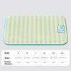 Beach Dog Cartoon Striped Mat Cat Mat Cooling Mat Dog Kennel Cat Kennel Pet Kennel Pet Supplies Can Be Removed and Washed!