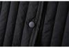 2025 Autumn/Winter Plus Size Vertical Stripe Lightweight Padded Vest for Slimming Chubby Girls, Style 1754