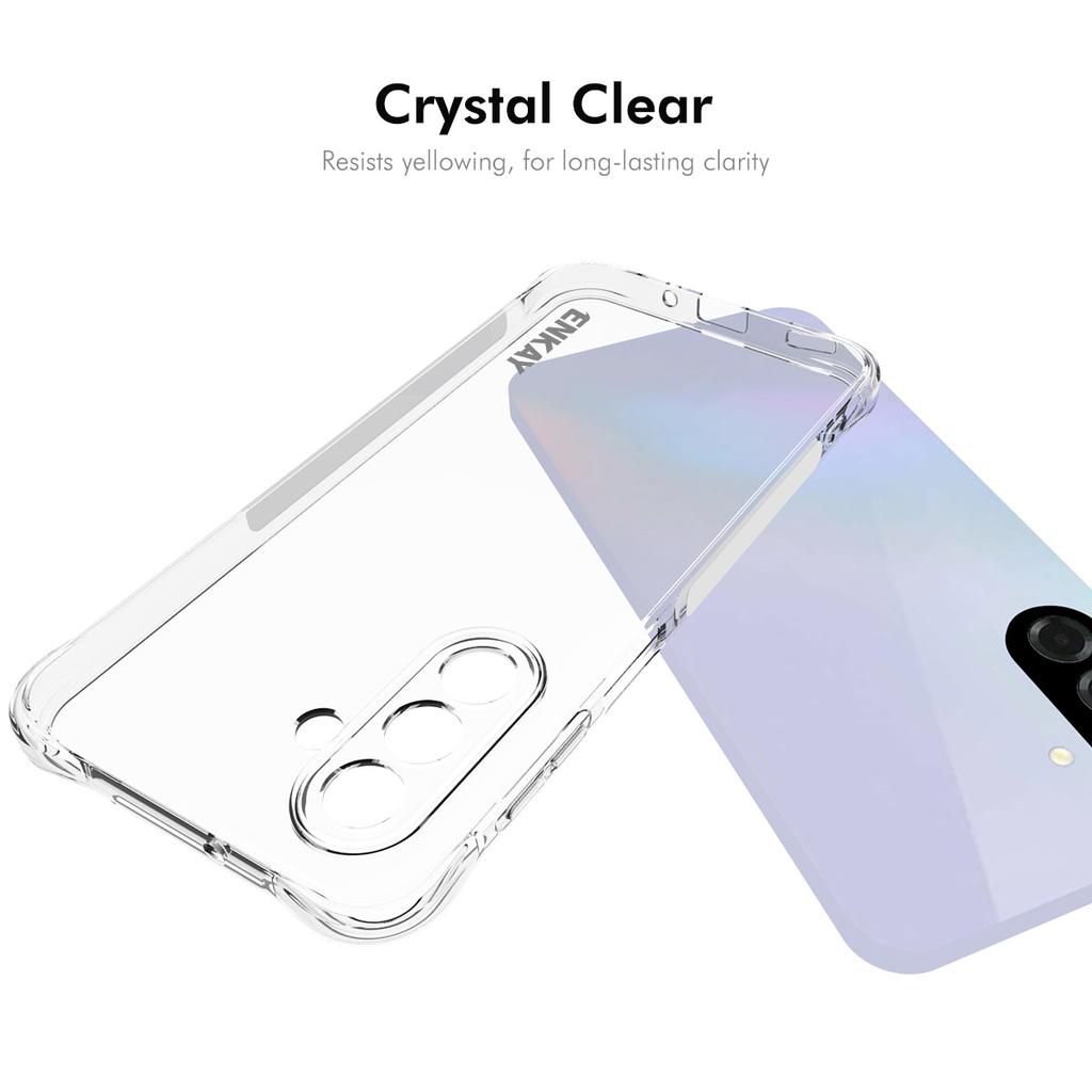 For Samsung Galaxy A17 5G/A17 4G/A26 5G/A16 5G/A16 4G Clear Phone Case ENKAY HAT PRINCE Shockproof Anti-slip TPU Cover
