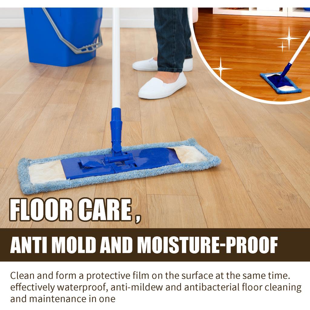 OUHOE Wood Care Spray – Beeswax Formula for Floor Protection, Scratch Repair & Anti-Crack Treatment Less
