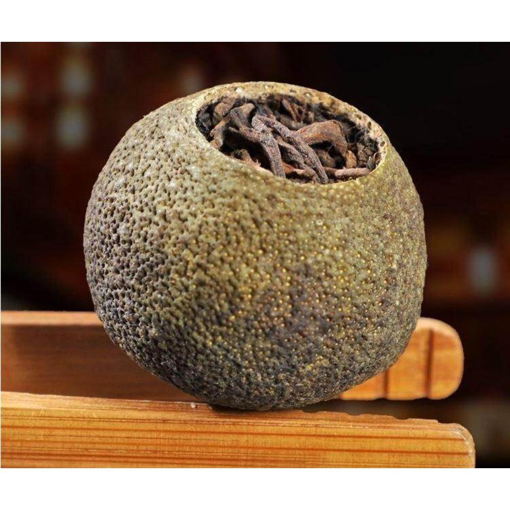 Kleiner grüner Mandarin Pu'er Reifer Tee Orangenschale Zitrus 250g Flasche