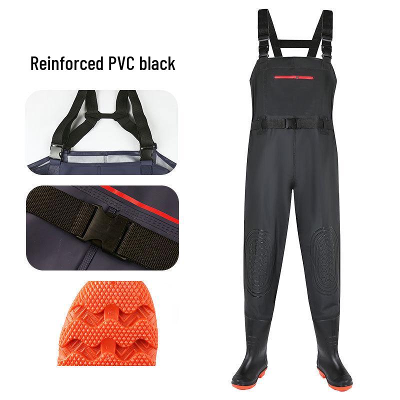 Aquaculture Work Overalls: Durable One-Piece Bib Waders for Labor Protection