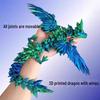 3D Printed Luminous Dragon Egg & Movable Crystal Dragon Toy Set for Kids