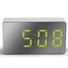 LED Mirror Alarm Clock Digital Alarm Clock Multifunctional Mini Electronic Alarm Clock for Bedroom Living Room Office
