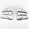 Silver Steering Wheel Button Repair Sticker Cover For Mercedes W205 GLC C Class