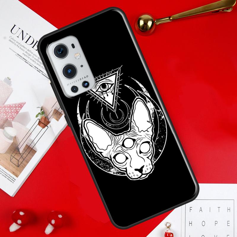 Witchcraft Witch Cat Case For OnePlus Nord 2 CE N10 N100 N20 N200 N300 Ace 8T 9R 9RT 10T 8 9 Pro 10 Pro Cover