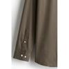 H M Textured sHirt Regular Fit kHaki Green