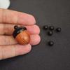 Shape Pill Tablet Container Granule Storage Box Travel Pill Case Wooden Pill Box Capsules Organizer