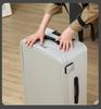 20" Aluminum-Magnesium Alloy Carry-On Suitcase with Front & Side Opening, Metal Pull Rod, and 24" Combination Lock.