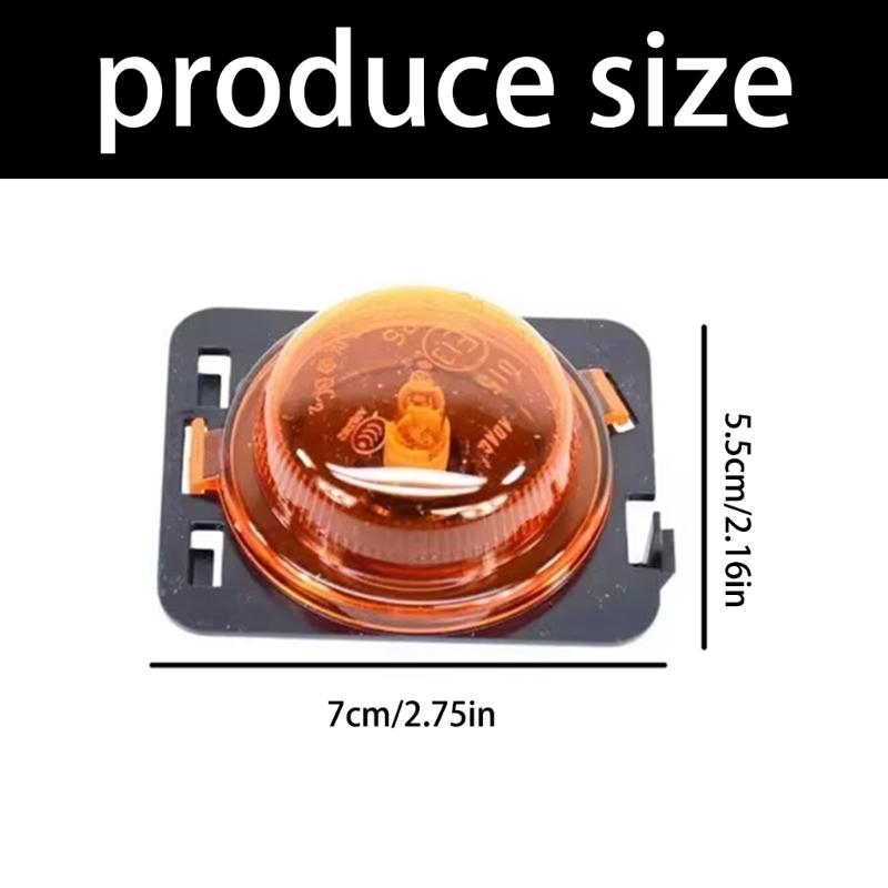 Replacement Side Guard Lights Halogen Turn Signals with UV Resistant Housing 55077895AD 55077894AD Suitable for Car