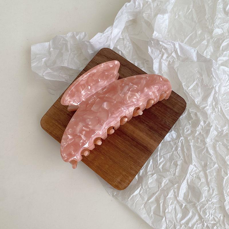 

Plastic Acetate Shark Hair Clip Non Slip Claw for Thick Hair Comfortable Headwear for Travel and Dating