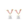 Rabbit Earrings Women'S Autumn And Winter Niche Design Sense Advanced Cold Wind Temperament Earrings Rabbit Ears Earrings