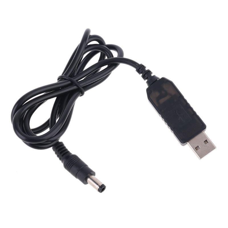 Adjustable Voltage Step Up Universal QC3.0 USB To for DC 12V 1.5A 5.5x2.1mm Cable Power Boost Line For WiFi Router LED S