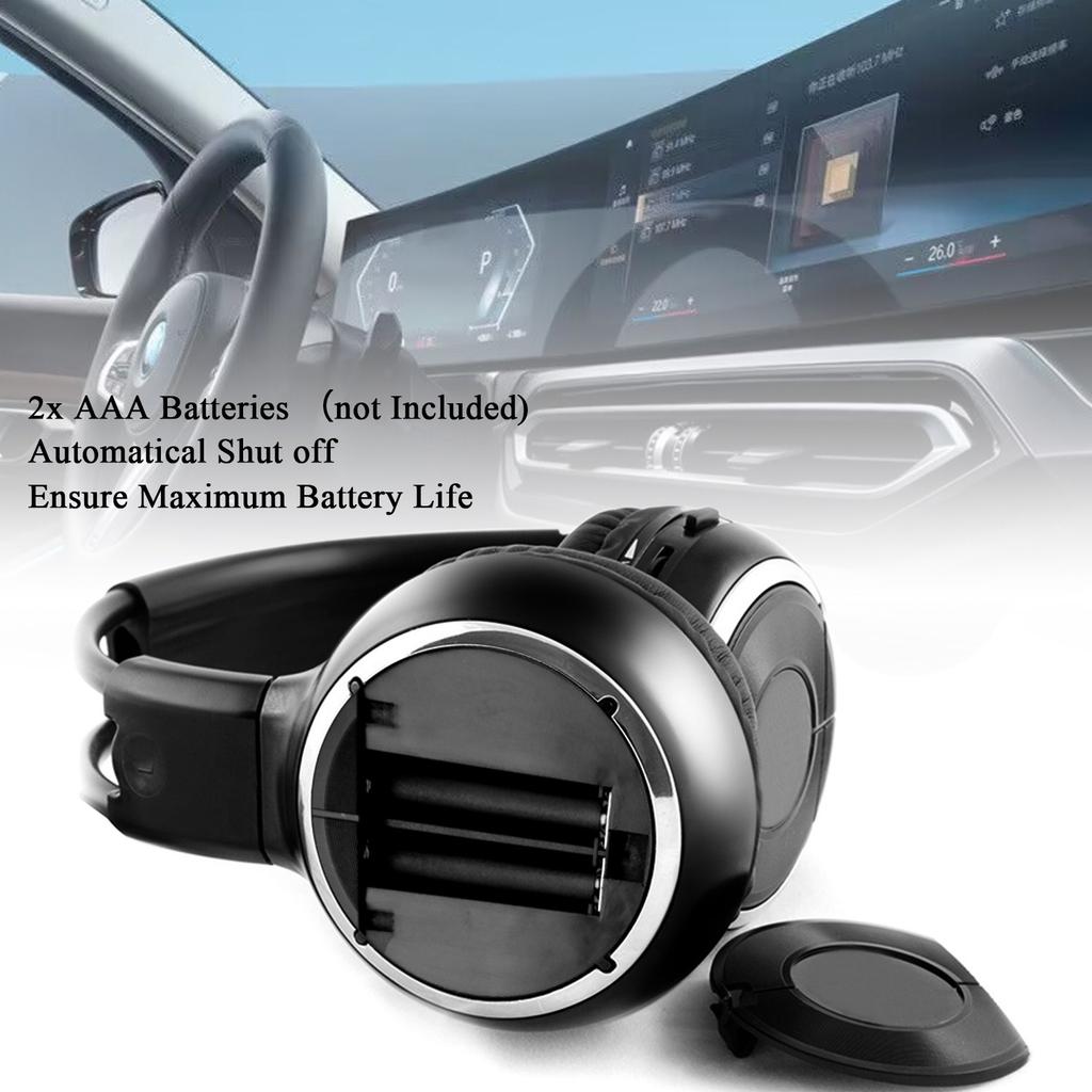 Infrarot Stereo Headset IR Kopfhörer Dach DVD oder Kopfstützen DVD Player Zwei Kanäle für Auto- und TV-Nutzung