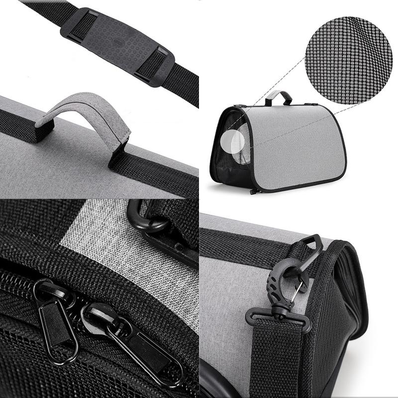 Portable Space Capsule Cat Bag, Hand-held Foldable Shoulder Bag, Transparent Cat Cage, Kitten and Dog Supplies