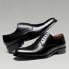 LUXSOLE Sapatos Derby de Couro Genuíno Masculinos Sapatos Sociais de Negócios para Calçados da Marca Nan Sapatos Casuais Masculinos Presentes Clássicos