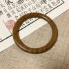 Wide Round Sandalwood Bracelet Chinese Ethnic Style Retro Hand Ring Sandalwood Bangle  Student