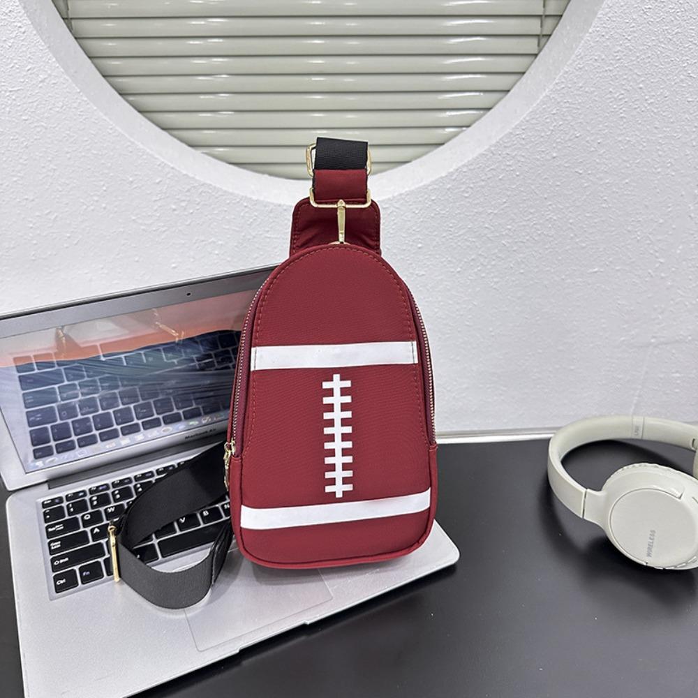 

Поясная сумка для регби, спортивная нейлоновая нагрудная сумка для фитнеса, простая бейсбольная сумка-слинг, женская, для девочек Rugby