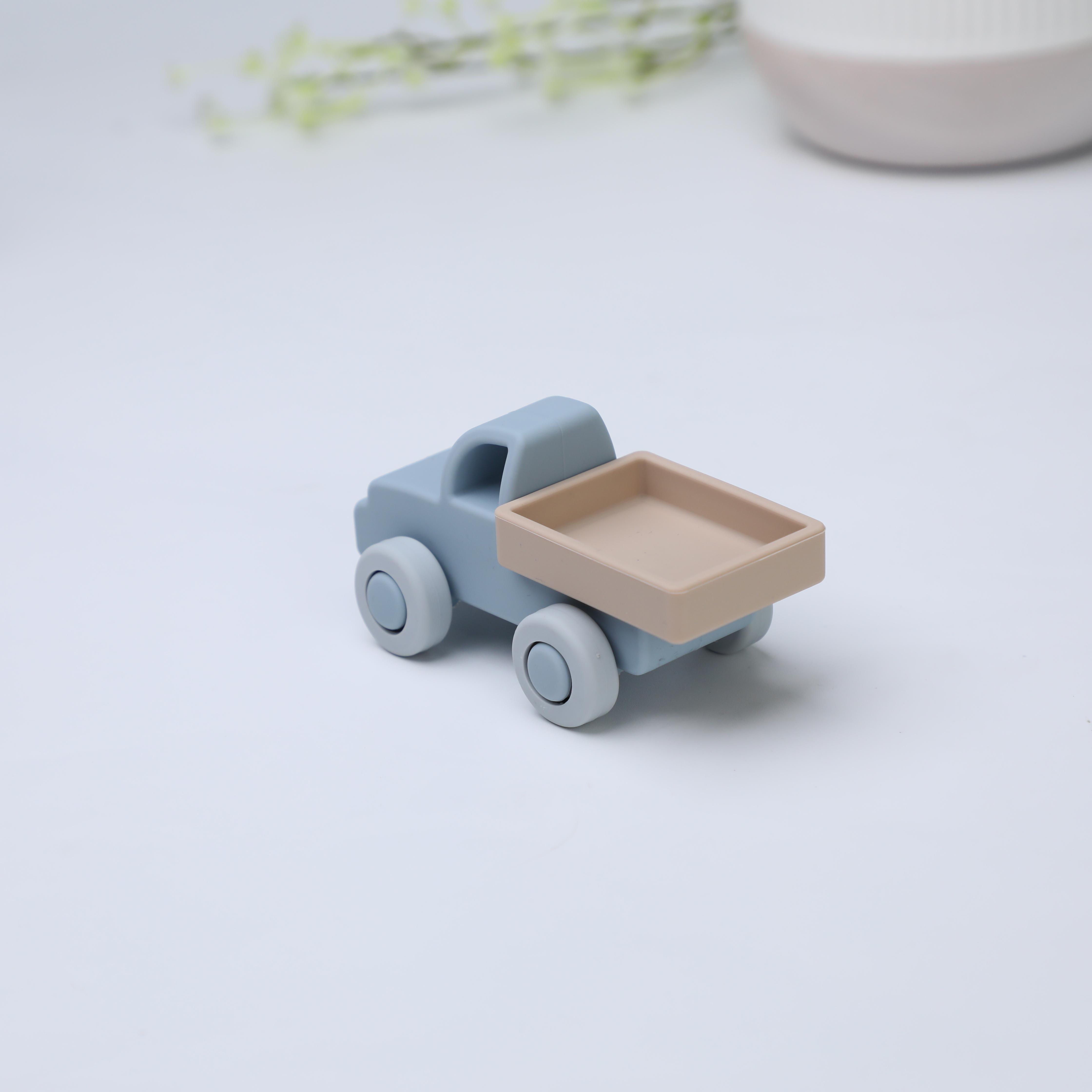 

Монтессорі Дитячі Розвиваючі Силіконові Будівельні Блоки Машина Силіконова Швидка Допомога Іграшка Будівельні блоки для Малюка Без БФА Іграшки синій