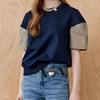 UTiliTy Colorblocked Volume Sleeve T shirT zd06qT028on