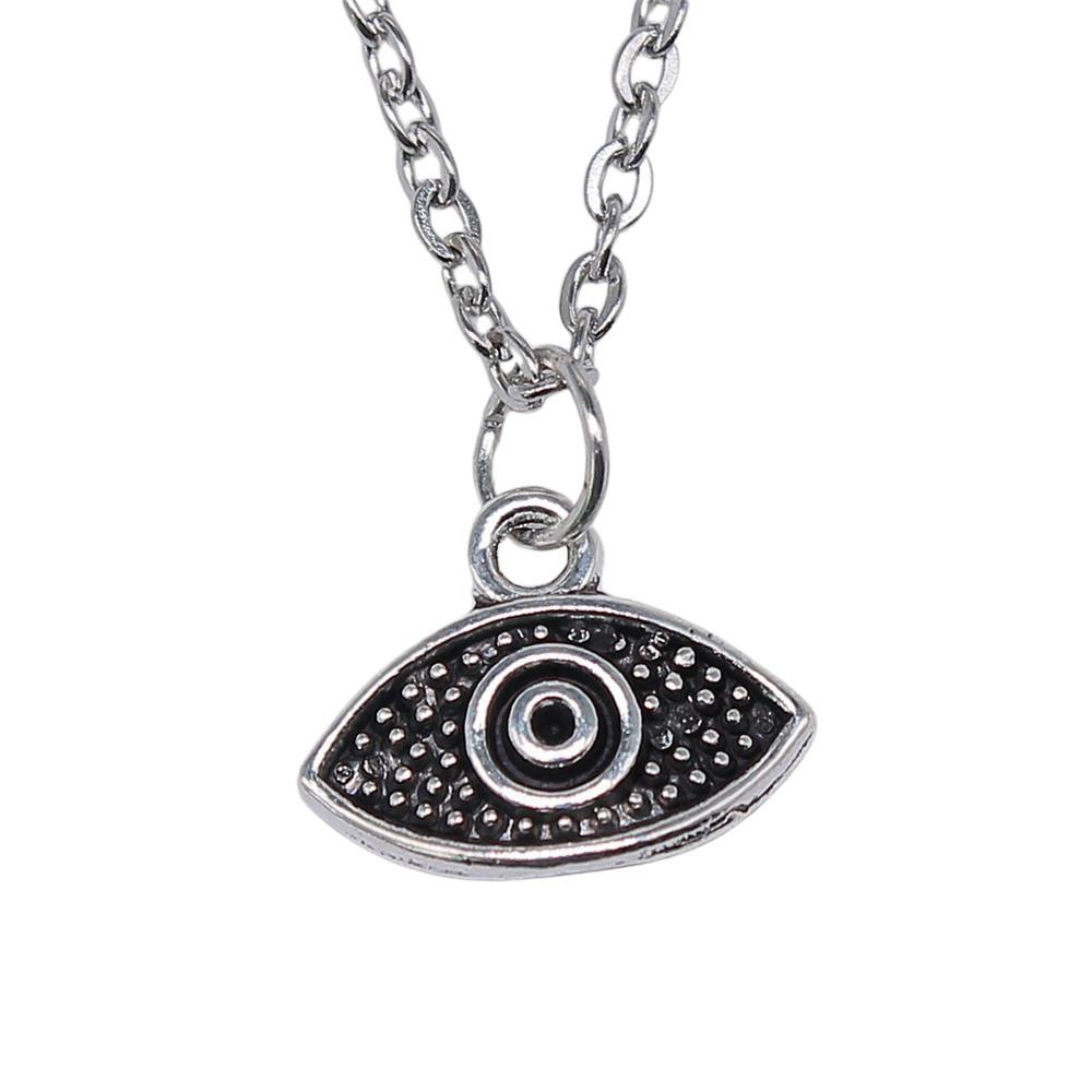 Knot Pendant Necklace Talisman Amulet Celtic Occult Protection Jewelry 40cm Short Chain