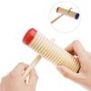 Wooden Guiro Shaker Stick Kids Children Percussion Musical Instrument Rhythm Toy