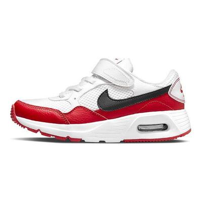 Air Max SC PS White University Red Kids Sneakers Black CZ5356-106