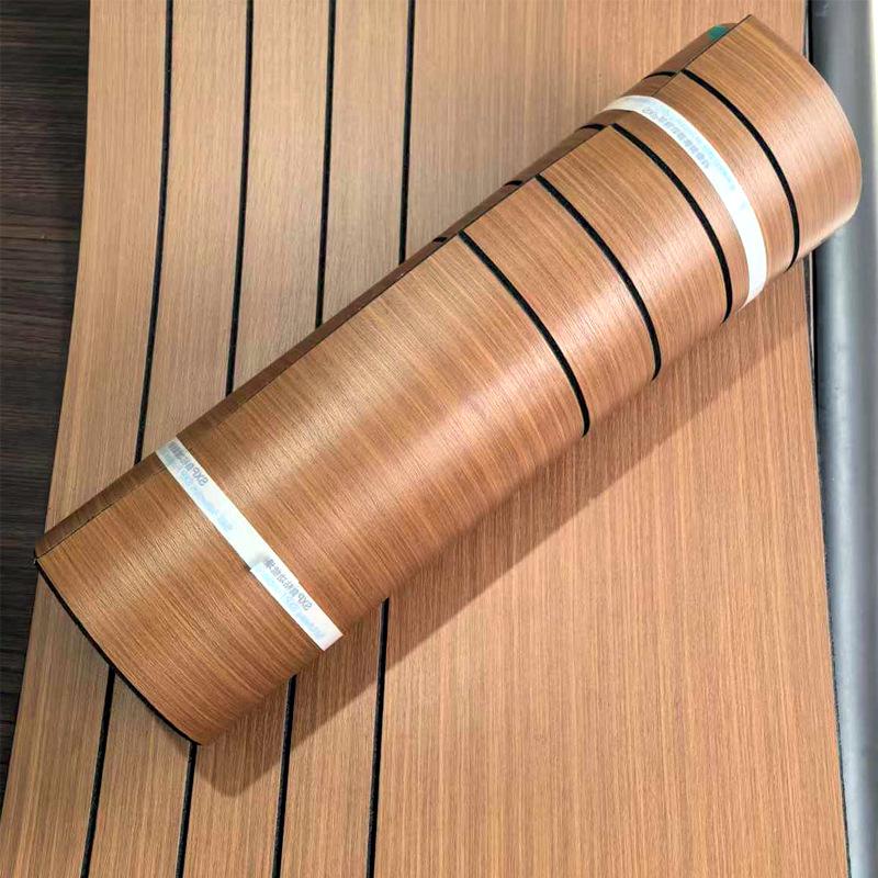 3D Embossed Wood Grain Wall Sticker: Waterproof TV Background Decor Panel