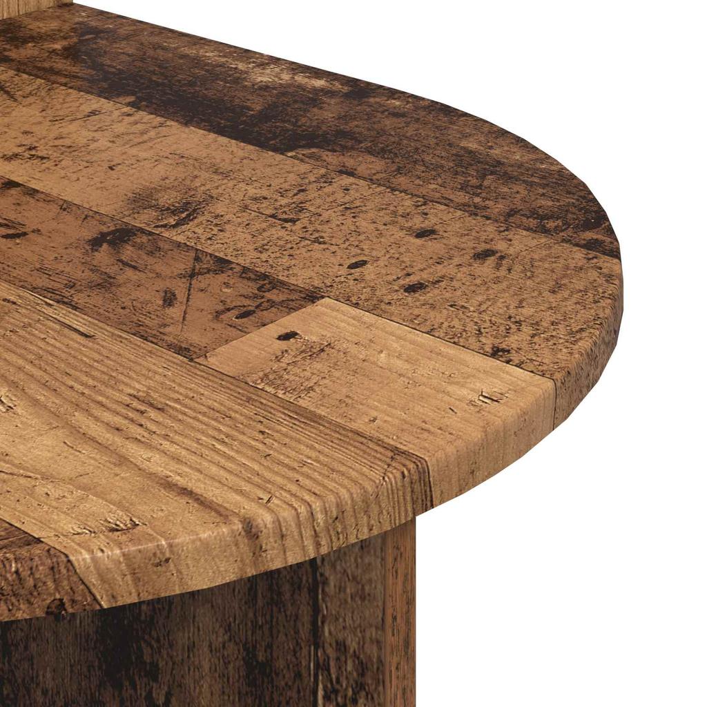 Nightstand 2 pcs Reclaimed Wood Look 48 x 49 x 65 cm Particleboard