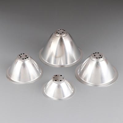 Taza reflectora de aluminio Led sin placa de montaje, taza reflectante para cuentas Led