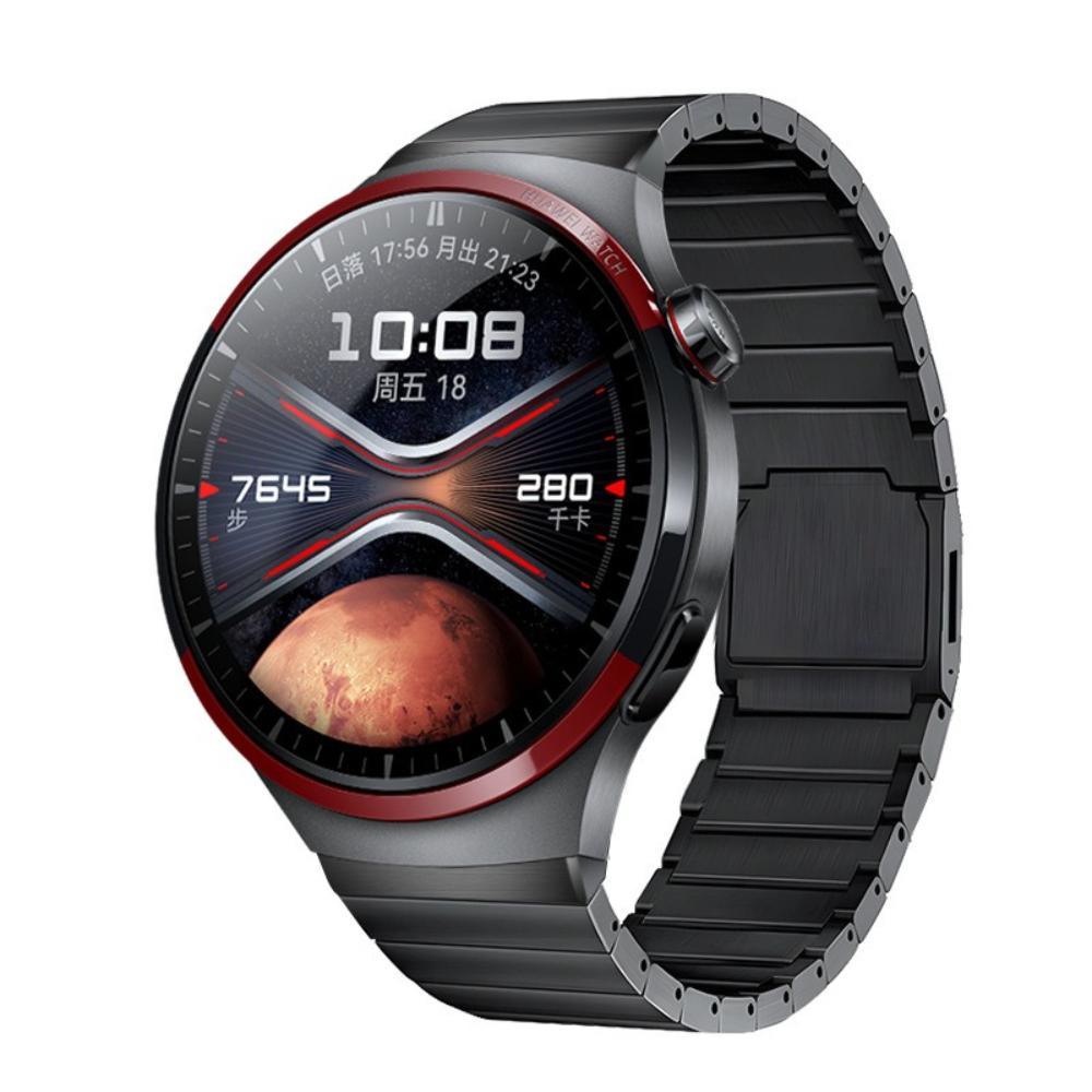 Cinturino di Lusso in Lega di Titanio Senza Spazi per Huawei Watch 4 Pro Braccialetto Metallico per Huawei Watch 4 Pro Cinturino Business Correa
